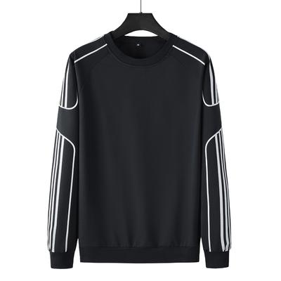Men 'S Pullover Sweater Sports Round Neck Long -Sleeve Plus Size Knitted Sweater 
