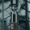 A84E-6 Pack Outdoor Combination Padlock Long Shackle Lock 6.5Cm Shackle Waterproof 4 Digit Resettable Combination Lock