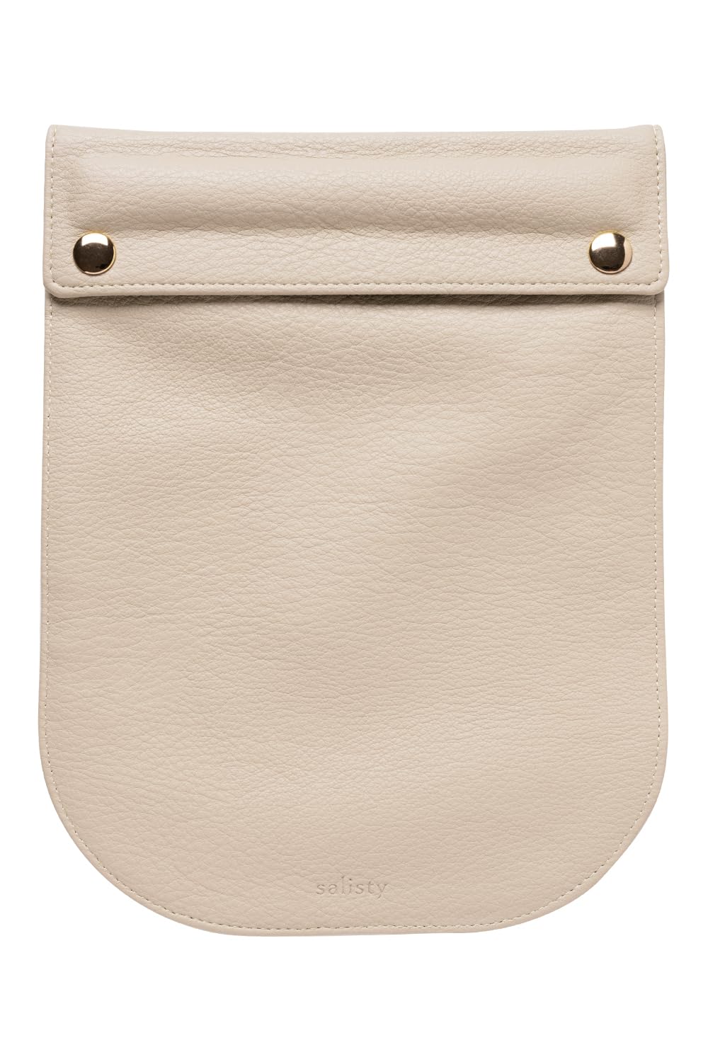 

salisty Pouch with Mouse Pad Function and Wrist Rest (Greige) [Salisty Gadget Pouch, Storage Pouch, PU Leather, 2-Way]