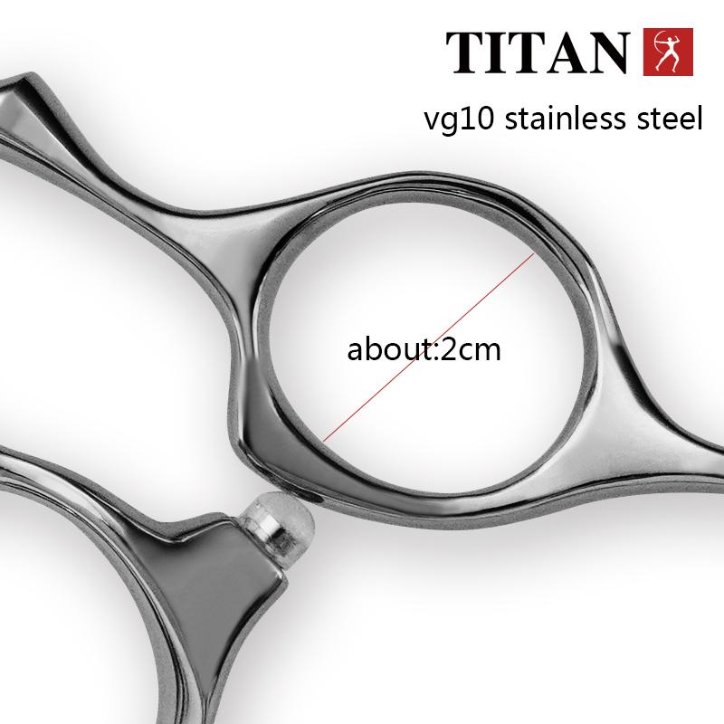 TITAN Profesyonel Kuaför Saç Kesim Makası 6 İnç VG10 Kuaförlük Kesme Seyreltme Aletleri Yüksek Kalite Salon Seti