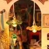 Chandelier Model Elegant Ceiling Light Miniature Lamp Model Accessories Role Play Furnishings Lighting Toy Doll House