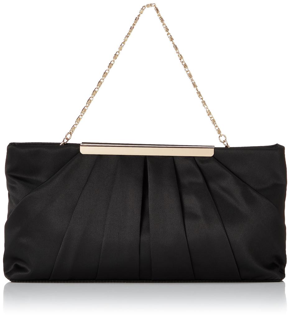 Sac de fête carré plissé 2313113002 Noir [Cuco] Femme (210)