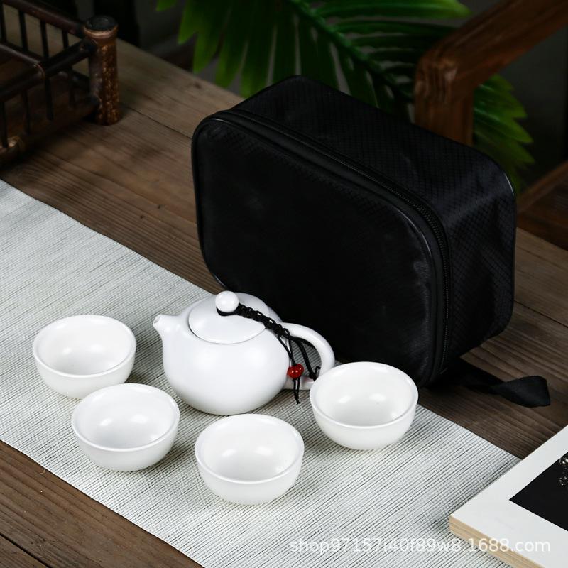 Travel Tea Set, Household Portable Set, Outdoor Souvenir, Chinese New Year Gift