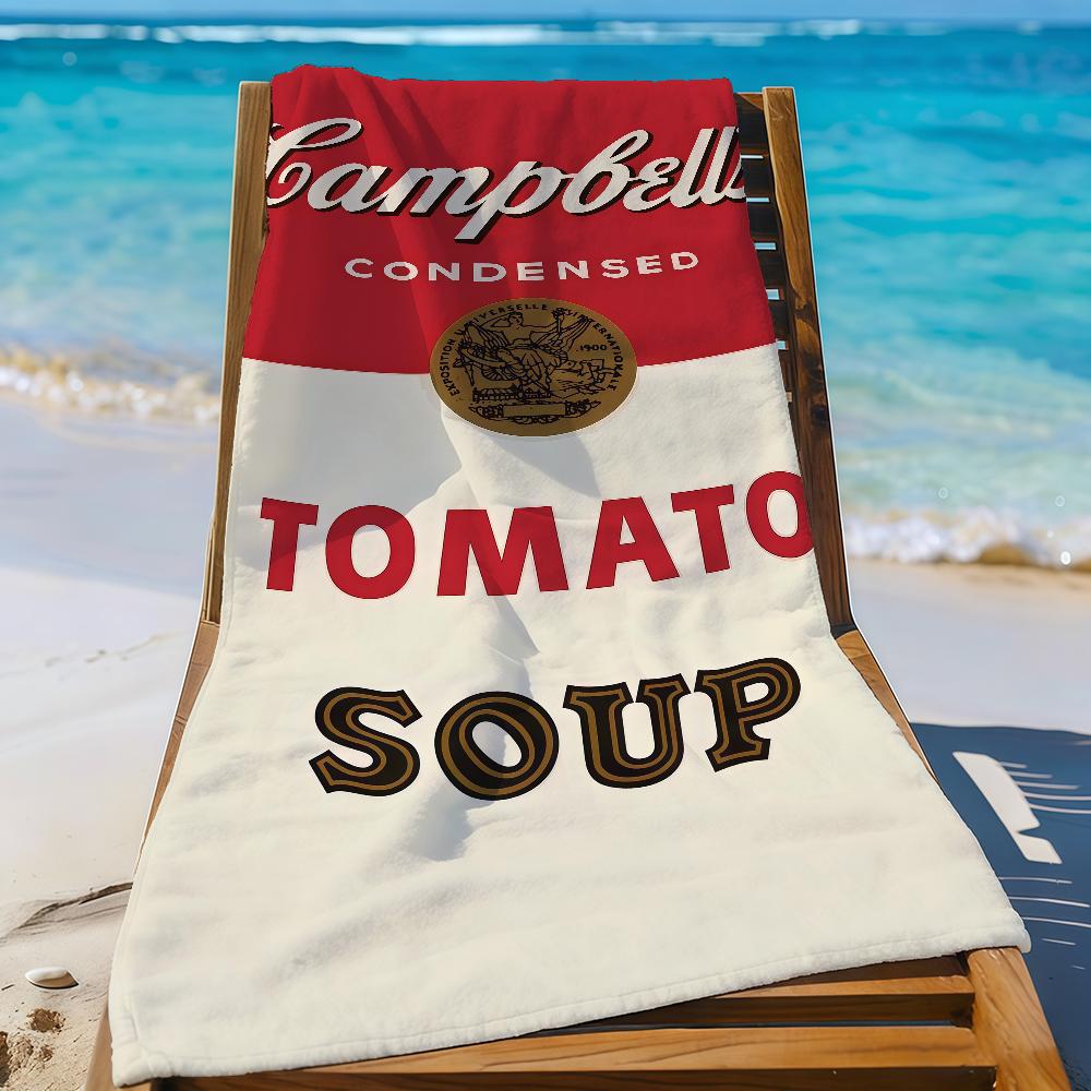 Pop Art A-Andy W-Warhol-S Ručník Sportovní Rychleschnoucí Cestovní Kempingové Vybavení Pískuvzdorný Měkký Lehký Velký Plážový Ručník