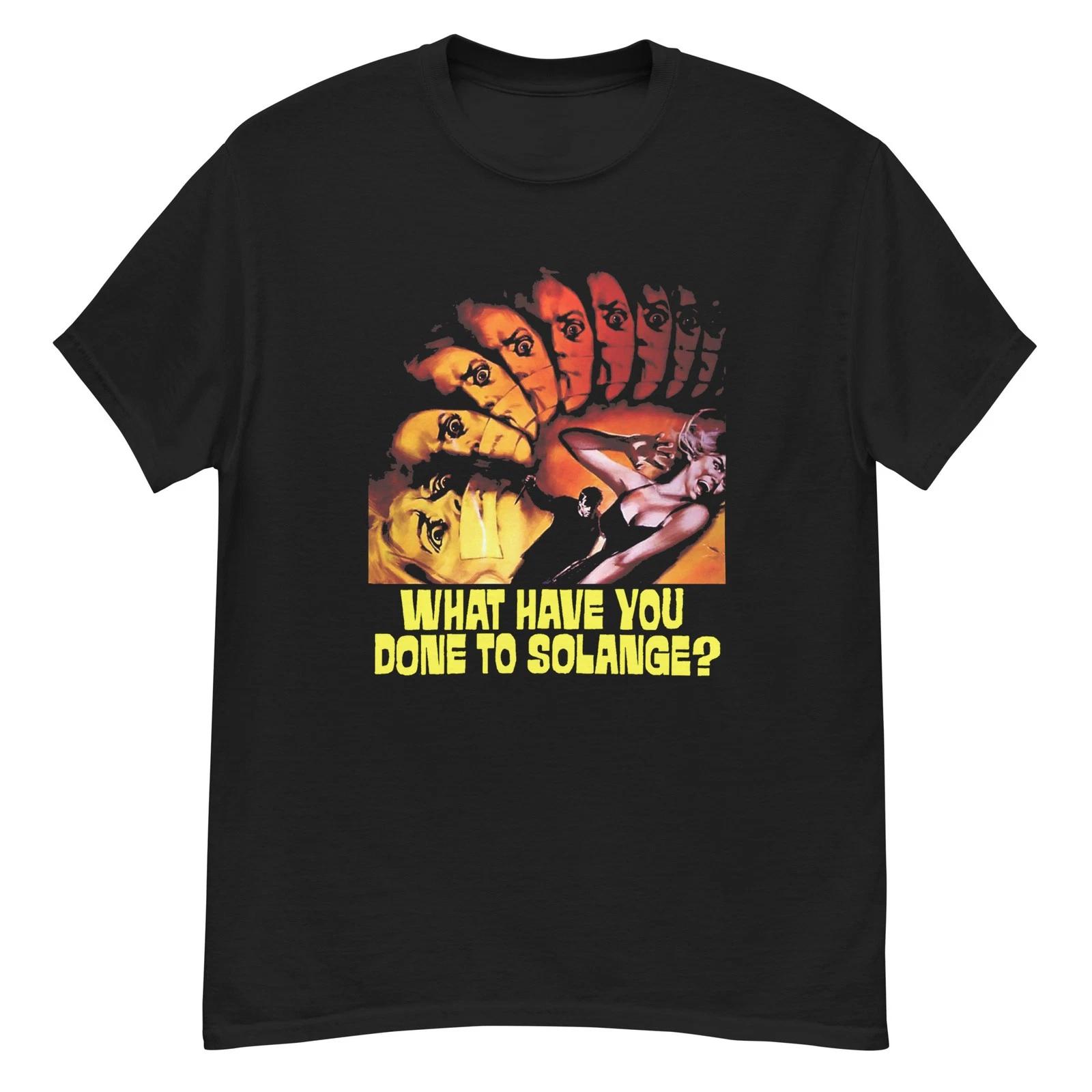 What Have You Done to Solange? cult giallo film fan art t-shirt 4XL