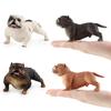 Simulation Animal Model Toy Bully Dog Model Ornament Bulldog Ornament Doll Christmas Gift