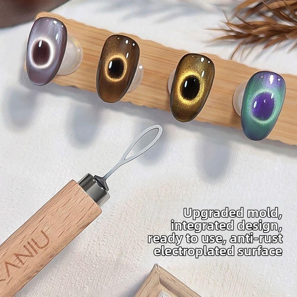 DIY Manicure Kit Hollow Cat Eye Magnet Tool Nail Magnet Line  for Nail Art Accessories