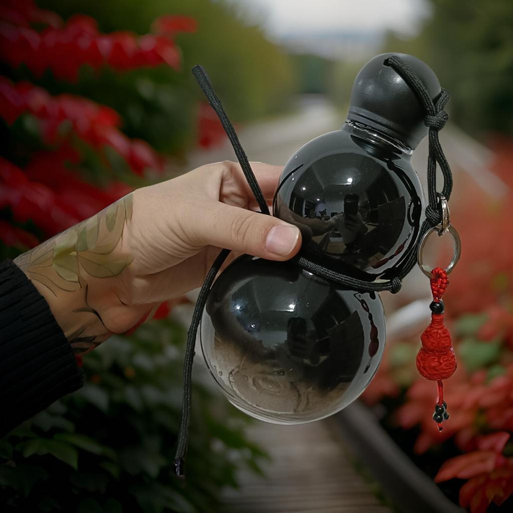 New Gourd Water Bottle, Chinese Retro-Inspired Bottle Gourd,Plastic Gourd Style Water Bottle For Men And Women, Travel Water Bottle For Gym