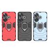 For Poco F6 Case Cover XiaomiPoco F6 Capas New Shockproof Phone Back Armor PC Bumper Magnetic Ring Holder Cover Poco F6 Fundas