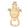 Durable Metal Christmas Bottle Opener Merry Christmas  Year Decor Beer Bottle Opener Santa Snowman Xmas Opener Home Bar