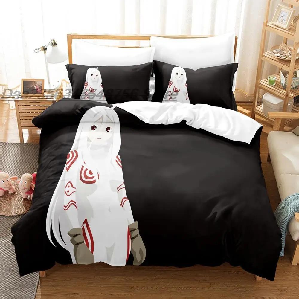 

Elegant Cozy Deadman Wonderland Size Bed Aldult Kid Bedroom Duvetcover Sets 3D Anime Single Twin Full Queen King Quilt Comforter (quilt)-EU Single(135*200cm)3pcs