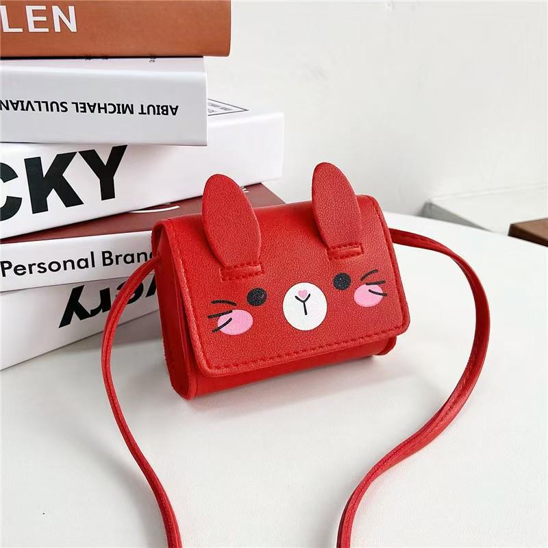 Kids Mini Handbag Cute Pu Shoulder Bag For Girls Princess Coin Purse Wallet