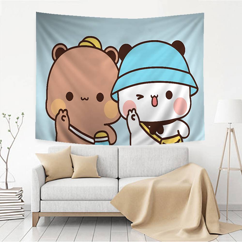 Cartoon Cute BBubu DDudu Colorful Tapestry Wall Hanging Cheap Hippi Bohemian Wall Tapestries Mandala Wall Hanging Sheets