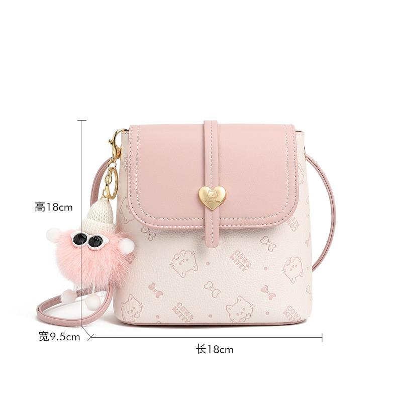 

Mini messenger small bag new lightweight printed shoulder bag multi-layer large-capacity mobile phone bag versatile