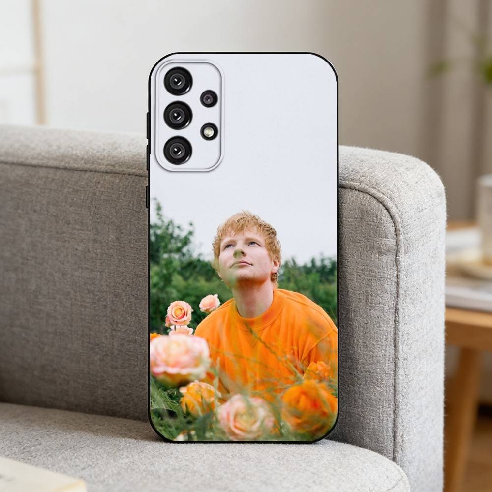 S-Singer E-Ed Sheeran Phone Case For Samsung S25,S24,S21,S22,S23,S30,Ultra,S20,Plus,Fe,Note,10,9,5G Black Cover