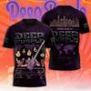 Rock Band Deep Purple Tour 3D Print T-shirt Men Women Fashion Oversized Short Sleeve Tshirt Kids Hip Hop Tops Tees Mens T-shirt