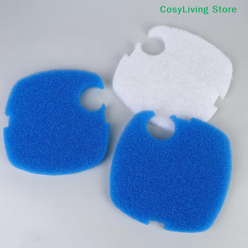 [CL]2/4Pcs White Blue Aquarium Filter Pad Sponge Foam Cotton Fit For SUNSUN GRECH Canister 304AB/404AB/704AB Replacement Part