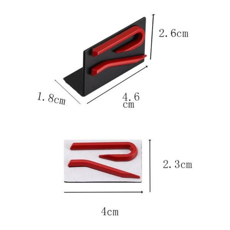 Car Sticker R Racing Logo Emblem Decals Front Hood Grille Badge for Golf MK8 MK5 6 7 Scirocco Passat R36