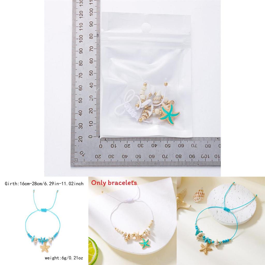 Bohemian Seashell Shell Bead Jewelry With Electroplated Zinc Alloy For Womens Summer Vacation Accessory