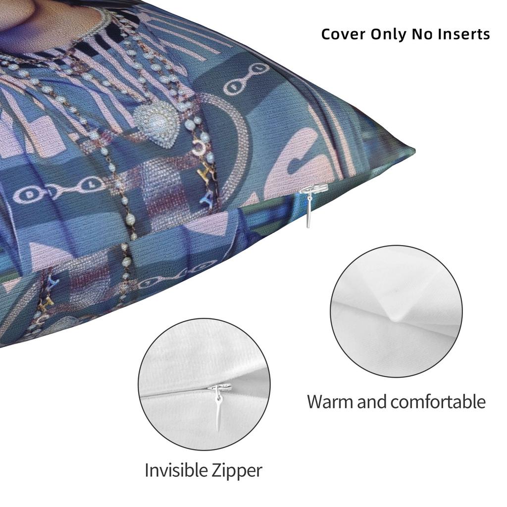 Kpop Style Boy Han Pillow Case Comfy Pillow Cover For Couch Sofa Bedroom Retro Trendy Cushion Cover