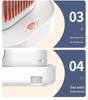 Portable Desktop Vertical Fan Heater - Quick Heating for Home or Dorm