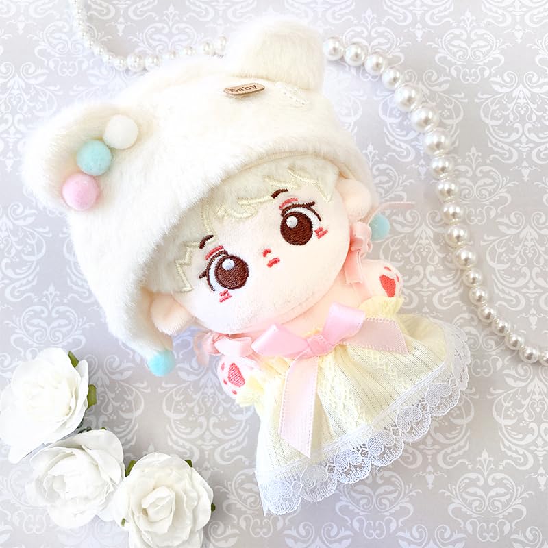 [Plushie] Bear Ear Hat for Plush Toys (10cm), White, G-Trigger, for Oshi-Nui (Pre-owned)