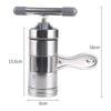 Pasta Maker Handheld Spaghetti Stainless Steel Lasagna Multipurpose Manual with Pasta Shapes Gadget Ramen Noodle Press Machine