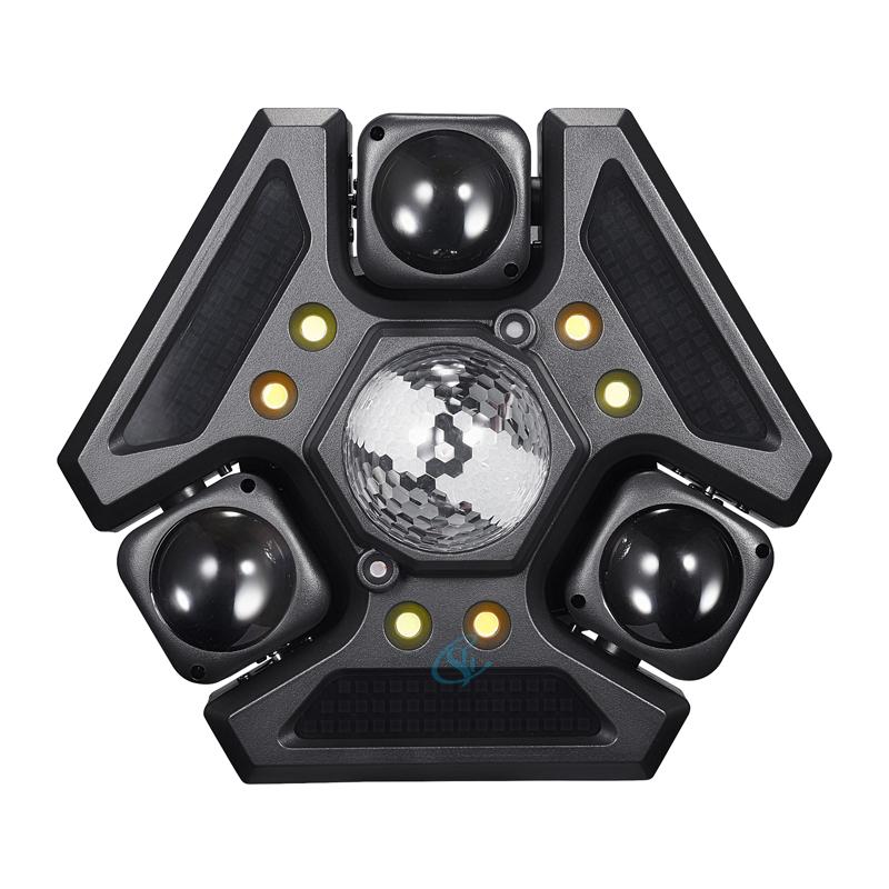 RGBW LED Stage Disco Rotating Light Colorful Beam Lights DJ Magic Ball Remote Sound Control Party Club Laser Show Lamp