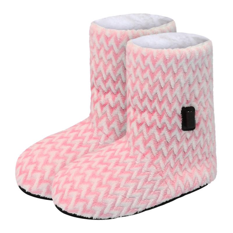 Heated Massaging High-Top Thermal Socks for Families - Thick, Warm, Electric Heated for Cold Weather