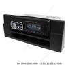 Car Radio Fascia Panel 1DIN Audio Fascia DVD Player Frame For 1996-2006 BMW 5 (E39), X5 (E53) Dash Trim Installation Kit