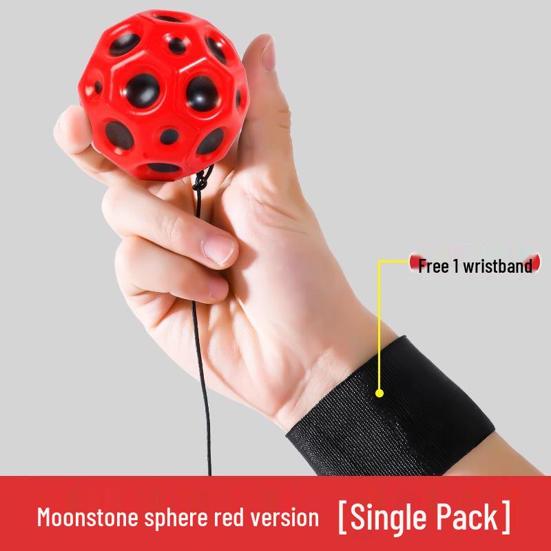 Children's Elastic Wrist Bouncing Ball - Hand-Toss Jumping Exercise Toy for Reaction and Fitness