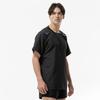 [Mizuno] Volleyball Wear N-XT Short-Sleeve Piste V2JED000 Unisex Black x Blue S