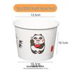 ZISIZ Thickened Disposable Rice Husk Bowl