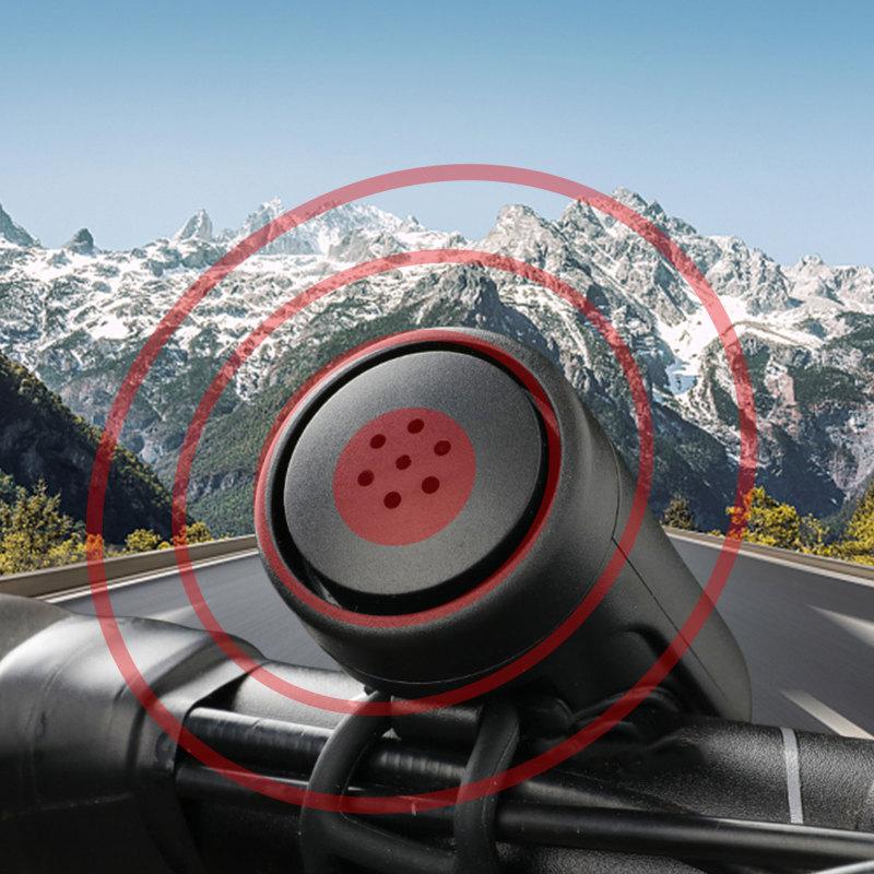 Bicycle Horn Motorcycle Electric Bell Horn 4 Modes USB Rechargeable Mountain Road Cycling Anti-theft Alarm Horn Bike Accessories