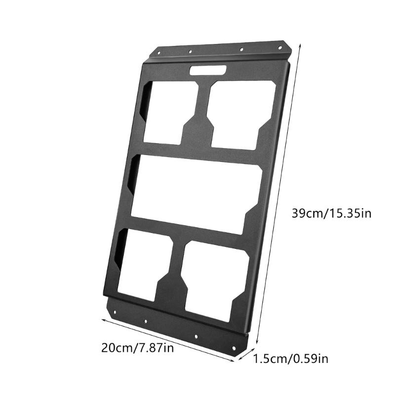 Metal Mounting Plate Half Width for Packouts Toolboxes, Mounting Plate Wall or Floor Mount Tool Storage and Organizatio