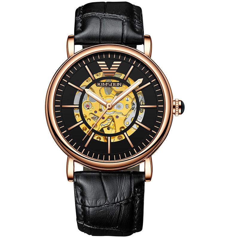 KIMSDUN Watch Men's Top Brand Luxury Clock Men's Automatic Mechanical Table Hollow Watch High-end Waterproof Business Men's Watch