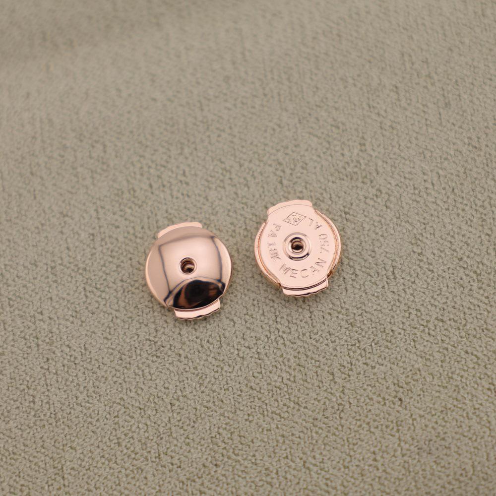 Gold Push-Type Flying Saucer Ear Stud - Trendy Fashion Accessory