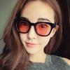 Vintage Men Women Big Sunglasses Men Square Shades Brand Designer Unisex Sun Glasses Black Lense Male Female Sunglasses UV400