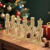 DIY Unpainted Doll Puppet Toy Figurines Wooden Nutcracker Decorations Blank Nutcracker for Christmas Party and Arts