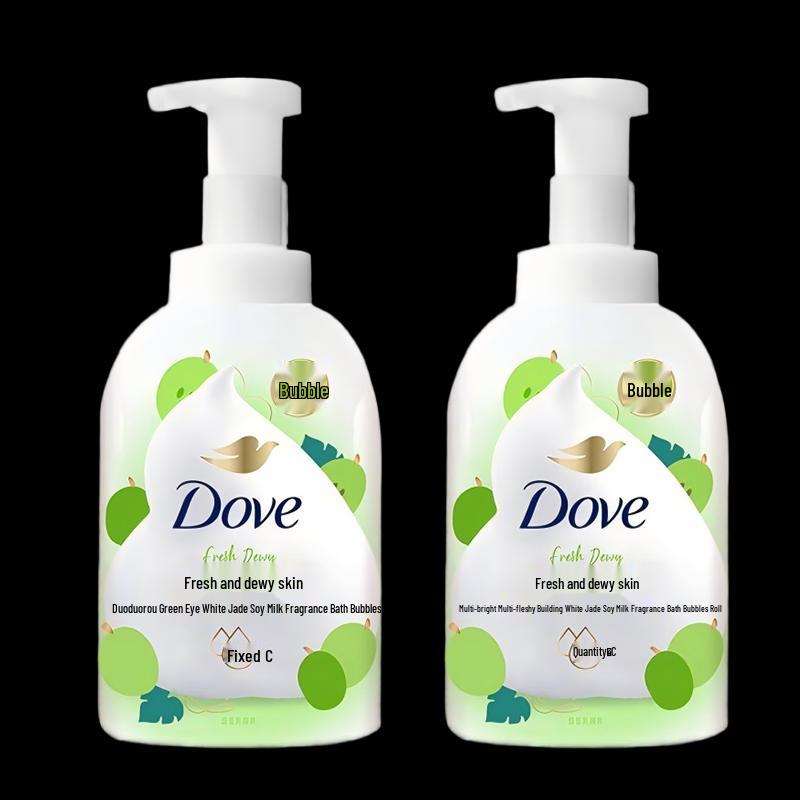 Dove Green Grape & Soy Milk Hydrating Bath Bubble (2-Pack)