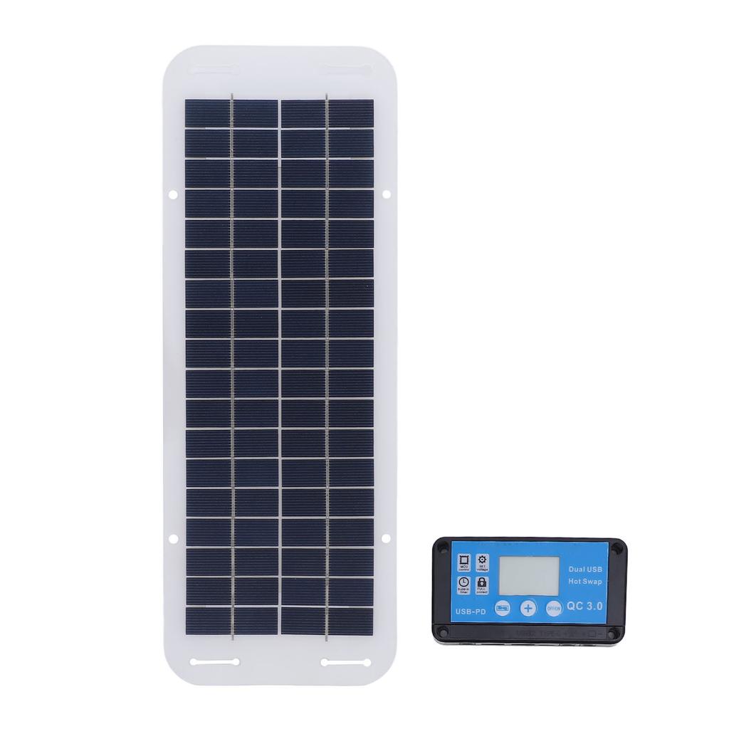 30W Solar Panel Kit Polycrystalline Silicon Solar Charger Panel Blue 100A Charge Controller 18V Ciga