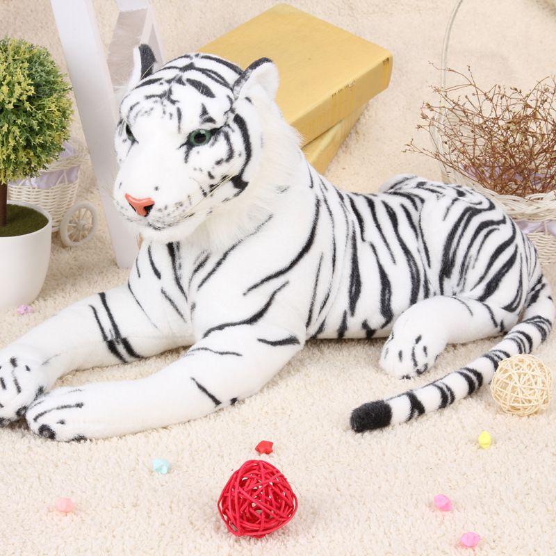 Tiger White Stuffed Animal Plush Soft Doll Toy Kids Baby Cuddle Pillows Toy