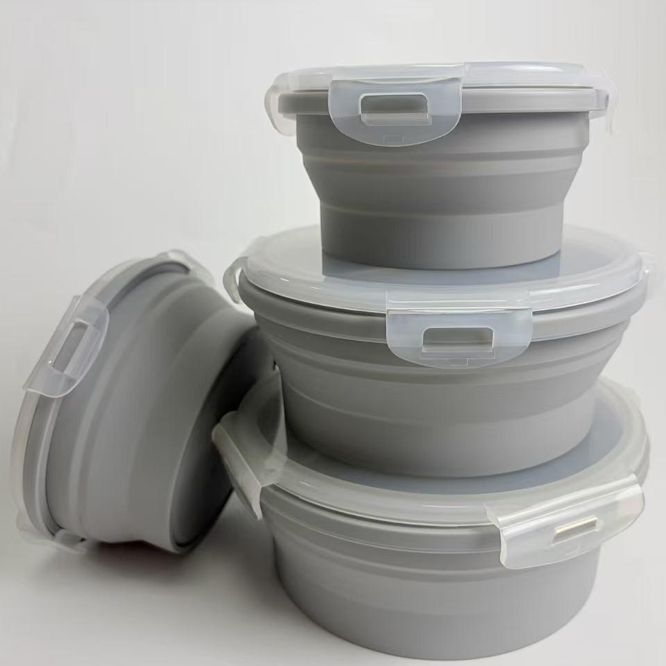 Pet folding dog food outdoor dog food portable dog bowl travel food basin