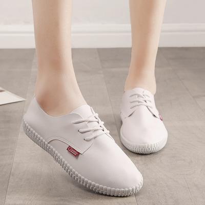 Jf Zapatillas Planas para Mujer Zapatos Planos con Calados Oxford de Piel PU Zapatos Planos Zapatilla Transpirable para Caminar para Mujer Mocasines de Ballet