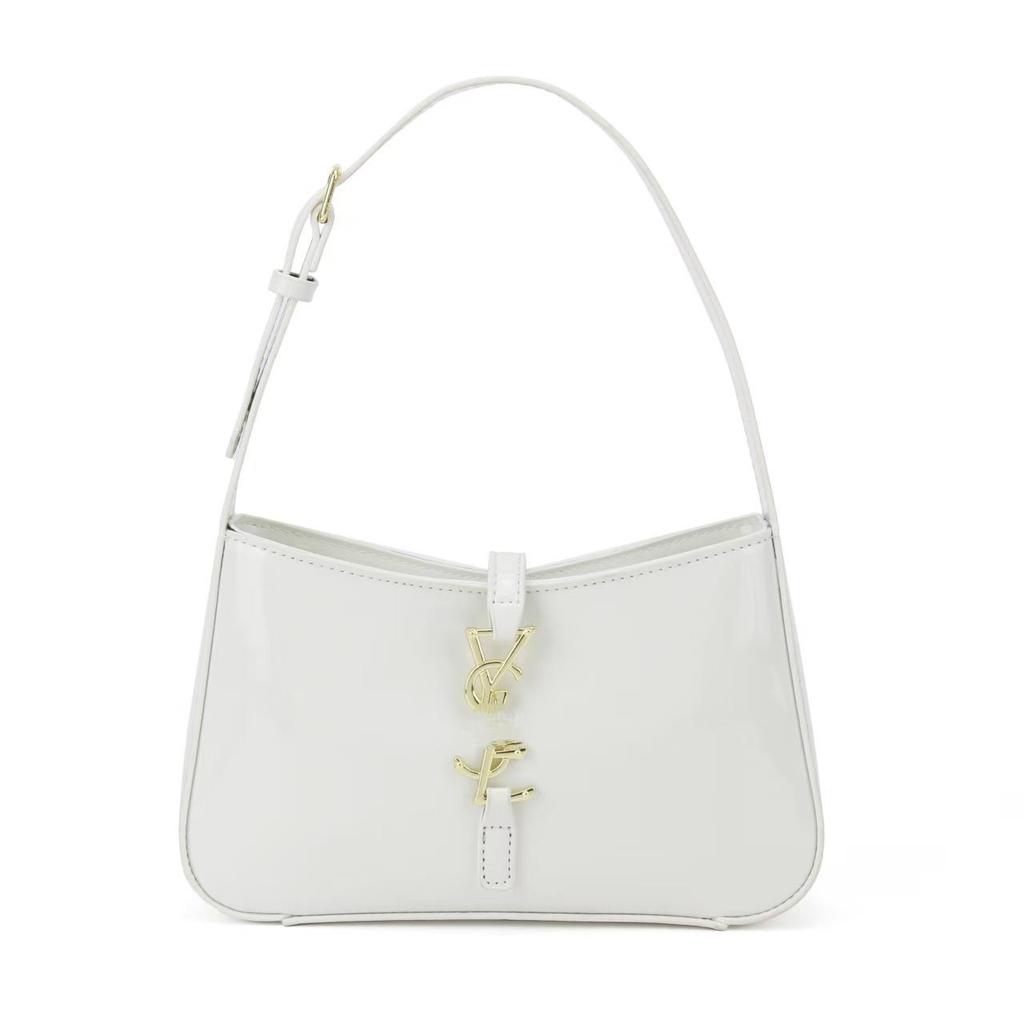 2025 Geantă de umăr de nișă versatilă de culoare solidă exclusivă pentru femei