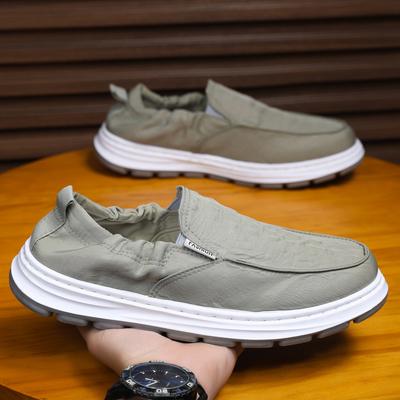 New Breathable Ice Silk Cloth Shoes Men's Shoes Summer Old Beijing Cloth Shoes Lightweight Outdoor Sports and Leisure One-pedal Trendy Shoes