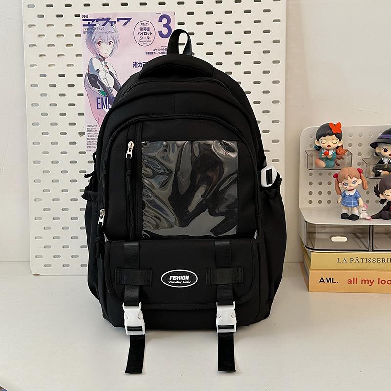 Schultasche Japanisch ins klein frisch Mädchen Rucksack vielseitig Rucksack süß transparent Schmerzbeutel hoher Wert Tasche für Grund- und Sekundarschule