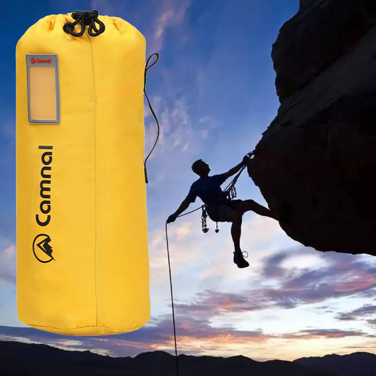 

Снаряжение для скалолазания, снаряжение арбориста, рюкзак в форме ковша, водонепроницаемый материал 20x20x52cm