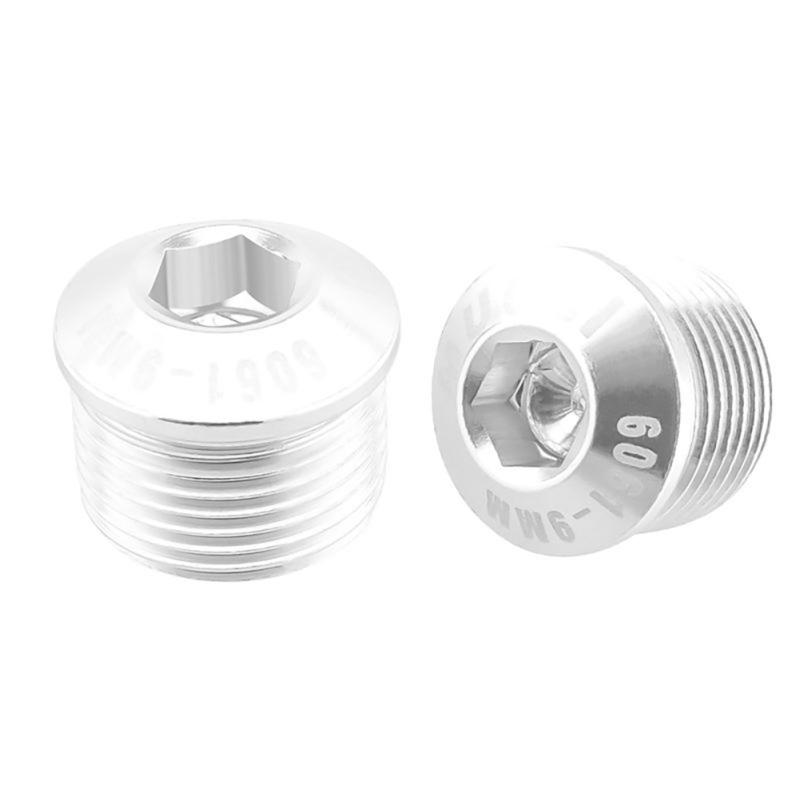 2pcs Pedal Dust Cover Lightweight Aluminum Alloy Mountain Road Folding Bicycle Pedal Bolt Cycling