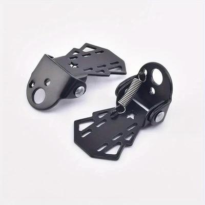 1 Par Pedales Traseros Plegables para Bicicleta Acero al Manganeso para Carretera Reposapiés Plegables Pedal de Pie para Bicicleta Tripulada Trasera Accesorios de Ciclismo